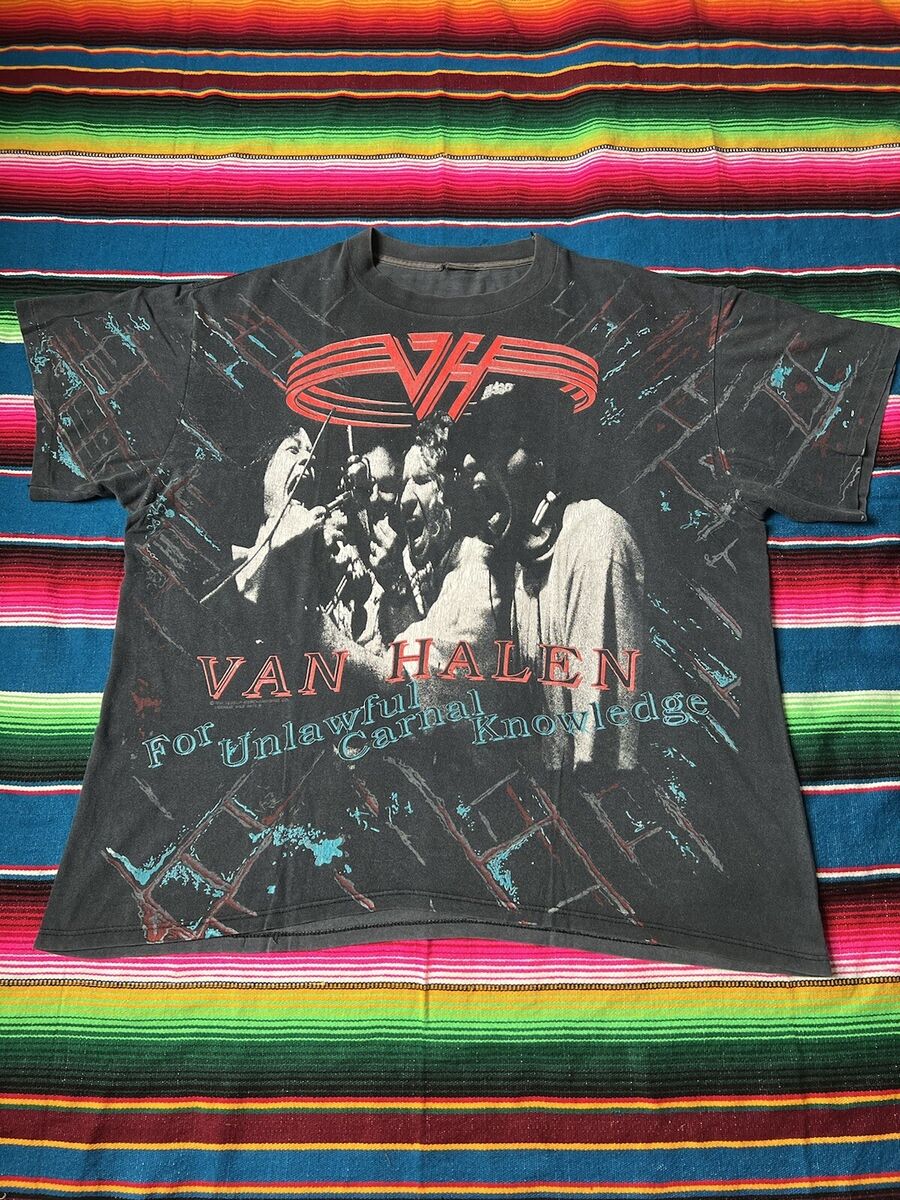 Vintage Van Halen 1991 For Unlawful Carnal Knowledge AOP XL Vintage Van Halen 1991 For Unlawful Carnal Knowledge AOP XL