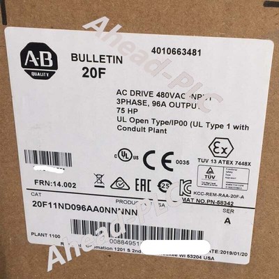 20F11ND096AA0NNNNN Allen-Bradley PowerFlex 753 AC Drive original box