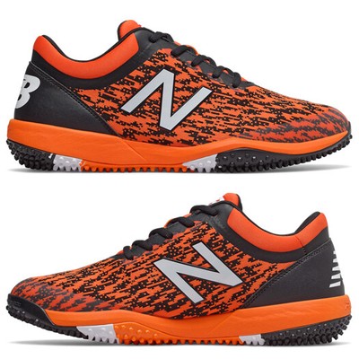 new balance black and yellow turf shoes