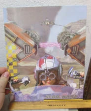 Star Wars Episode 1 Phantom menace, 2000s printed School Folder, Pod Race Anakin