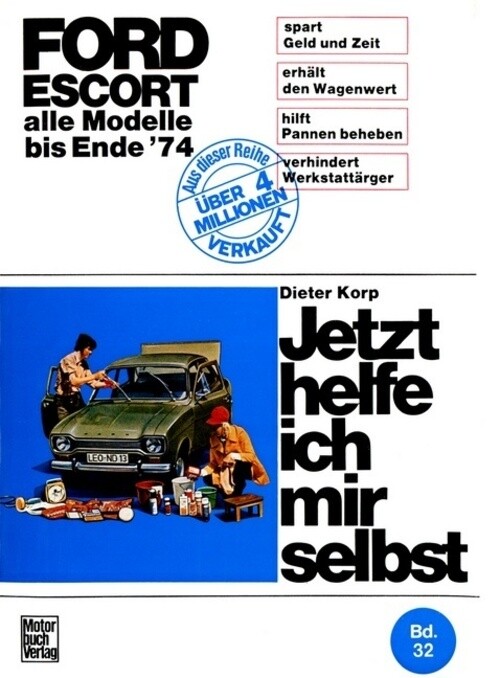 Thumbnail - Dieter Korp | Ford Escort | Buch | Deutsch (1974) | Alle Modelle Bis