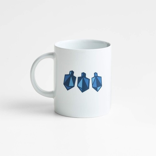 Joan Anderson 12-oz. Dreidel Hanukkah Mug Brand New with Tags!