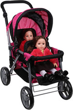 dolls triplet pram