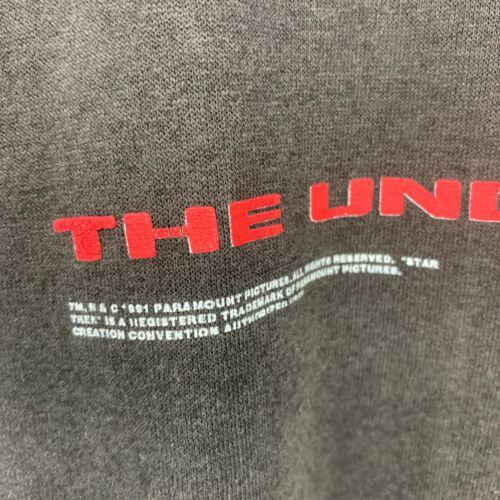 Vtg 1991 Paramount Star Trek VI Undiscovered Country Sz XL Single Stitch T Shirt - Picture 4 of 8