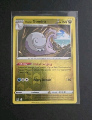 Pokmon TCG: Hisuian Goodra - 134/196 - Reverse Holo - Lost Origin - NM | eBay Pokmon TCG: Hisuian Goodra - 134/196 - Reverse Holo - Lost Origin - NM | eBay