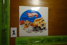 Alter Aufkleber Modellbau Modellautos HOT WHEELS Heisse Räder Mattel