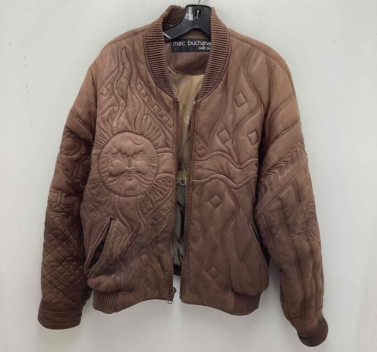 Pelle Pelle leather jacket, vintage Marc Buchanan varsity Pelle Pelle leather jacket, vintage Marc Buchanan varsity