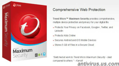 LOT of  10 TREND MICRO MAXIMUM SECURITY -  1 Year for 3 PC