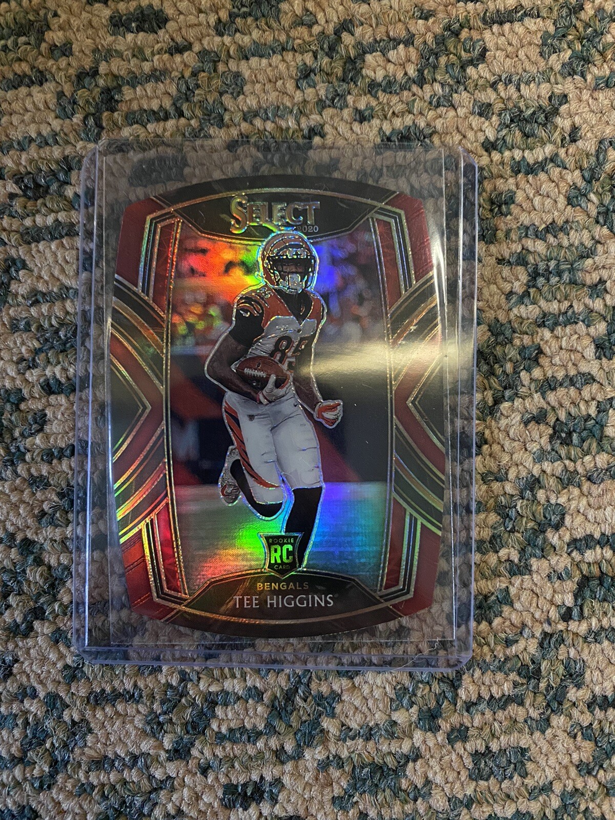 tee higgins 2020 select club level maroon die cut