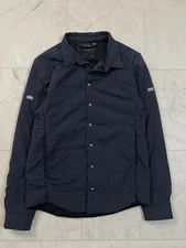 Truewerk Flac Shacket Work Jacket Small Blue Water Resistant Breathable