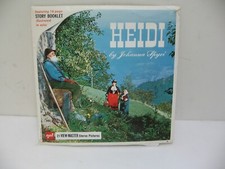 Vintage View-Master Stereo Heidi B 425 by Heidi Spyri 1958 Booklet Reels