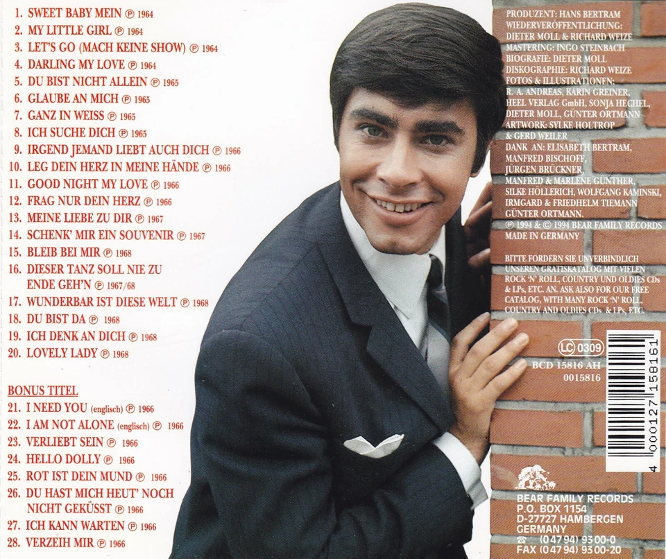 ROY BLACK - CD - DIE SINGLES 1964-1968  ( Bear Family ) - Bild 2 von 2