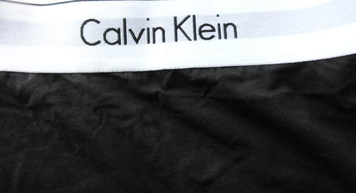 CALVIN KLEIN SLEEPWEAR STRETCH PANT NWT SIZE L BLACK WHITE LOGO BAND FITTED CUFF