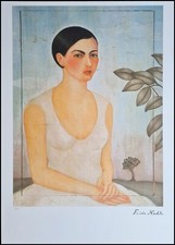 Frida Kahlo Ritratto Of Christina 70 X 50 CM Litografia Limitata #13/250