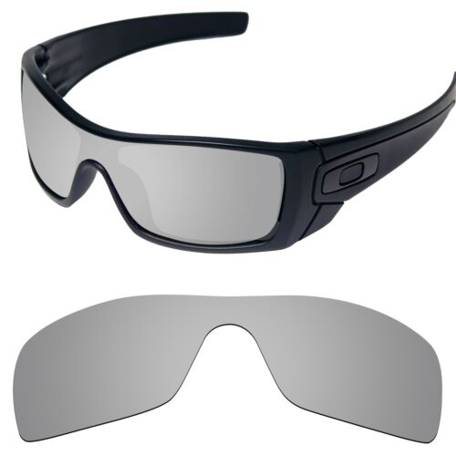 EYAR Replacement Lenses for-Oakley Batwolf OO9101 Silver Metallic (STD) - Picture 1 of 4