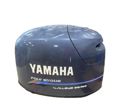 USED 62Y-42610-30-4D 2002-2004 50HP YAMAHA HOOD COWL ( S22 )