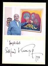 Gottfried Kumpf 1930-2022 austriacki malarz oryginał podpisany + G 42950