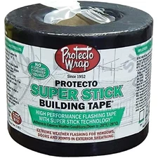 Protecto Wrap Super Stick 6 in. W X 75 ft. L Synthetic Flashing Tape Silver