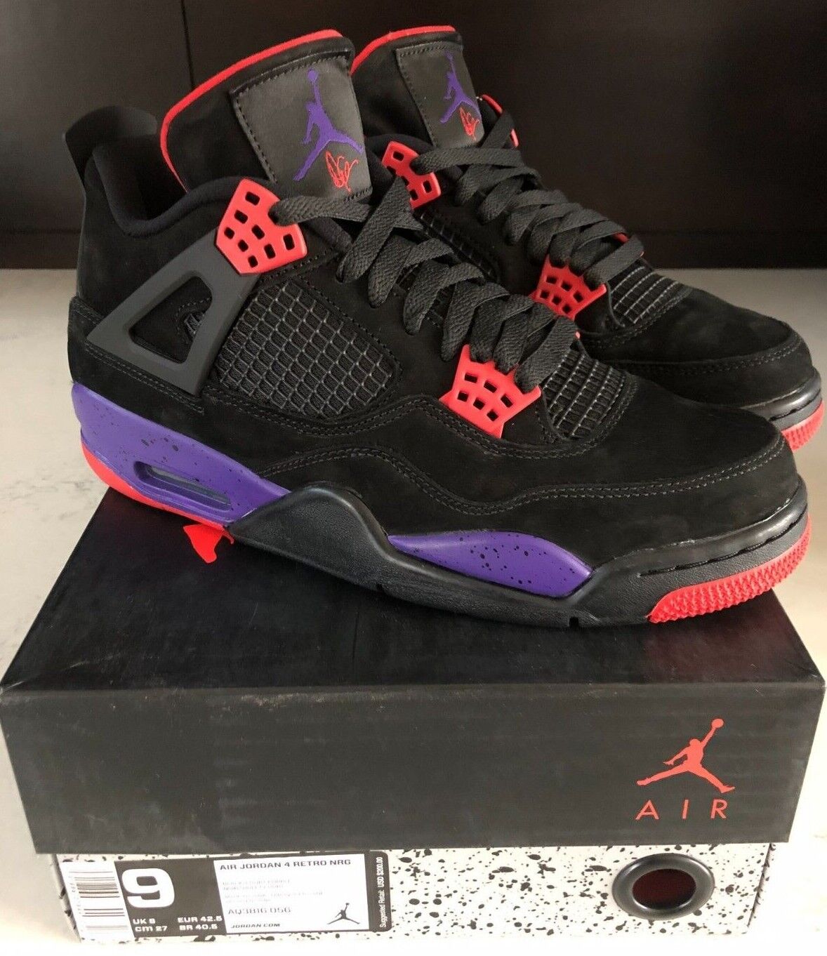 drake purple jordans