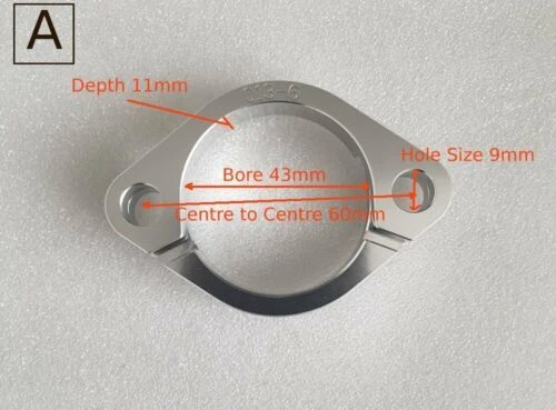 Replacement Part Motorcycle & Scooter Clamps, Flanges, Hangers & Hardware