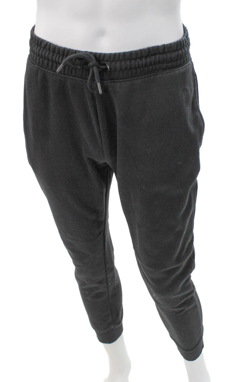 Topman Mens Gray Cotton Jogger Pants Drawstring Solid Size M