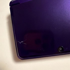 Nintendo 3DS Midnight Purple Portable Gaming Console W/ Charger Tested Working