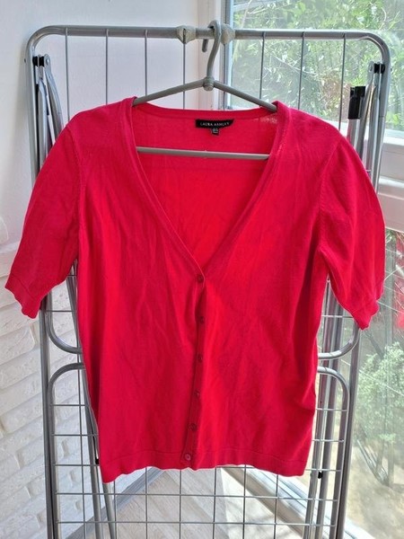 Women Laura Ashley Sweater Pink 38 / M / 46 #A362
