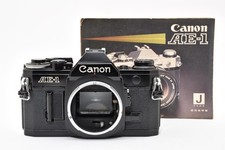 Canon AE-1 35mm SLR Film Camera Body Black from Japan  All Works/Near Mint  
