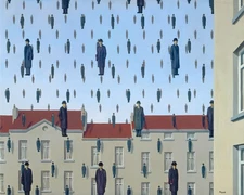 Rene Magritte: Golconda 22x30 Archival Quality Fine Art Print