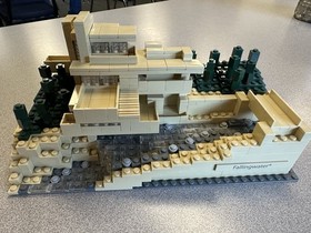 Used Complete LEGO Architecture FALLINGWATER 21005 No Manual or Box