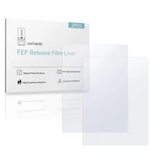 Mono X FEP Film,UniTak3D 260 * 180mm FEP Film 2Pcs Compatible with Anycubic P...