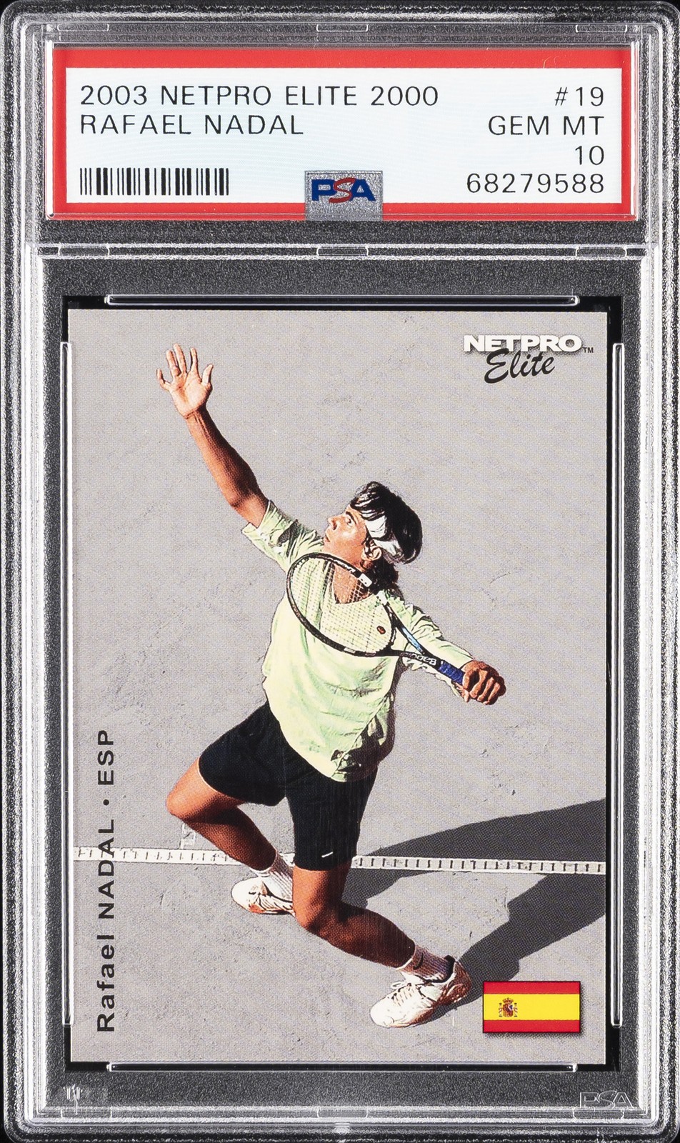 2003 NETPRO ELITE 2000 #19 RAFAEL NADAL PSA 10