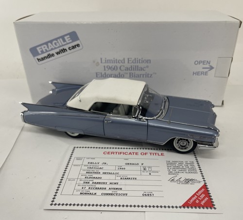 Danbury Mint 1:24 Scale Limited Edition 1960 Cadillac Eldorado Biarritz