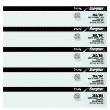 Energizer 362/361 SR721/W/SW Silver Oxide Watch Battery (100 Pack)