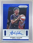 Sydney Colson 2025 Panini WNBA Prizm #TB-SC Blue Throwback Signatures Auto /75