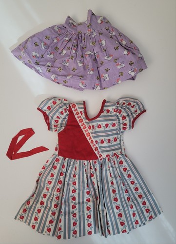 Vintage Composition Strung 18" Doll + 36 Clothing Or Accessories Pieces READ - Picture 15 of 18