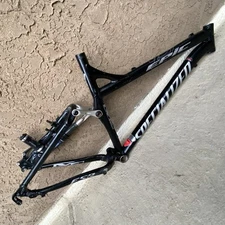 Large Black Specialized EPIC M4 FSR 26" Aluminum Dual Suspension MTB Bike Frame