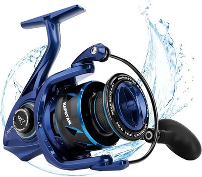 Kapstan Elite Saltwater Spinning Fishing Reel, Up to 55LBs Max Drag Big Game Fis