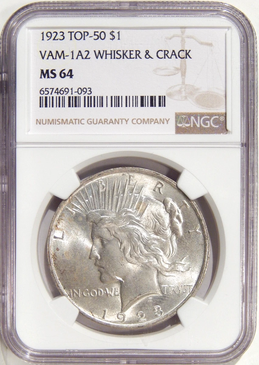 MS 64 Graded 1923 Year Peace Dollars (1921-1935) for sale | eBay