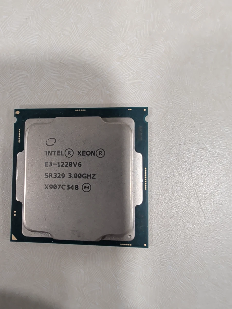 Intel Xeon E3-1220 V6 Processor Model Computer Processors (CPUs