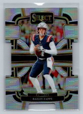 2023 Panini Select #67 Bailey Zappe Silver Prizms Die Cuts