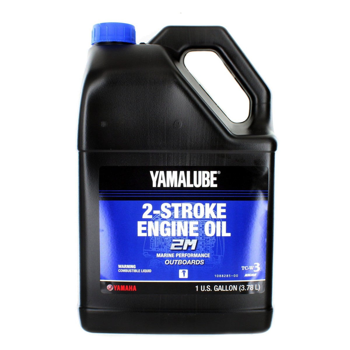 Yamaha OEM, Yamalube 2M Marine 2 Stroke Engine Oil - Gallon, LUB