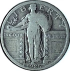 1925 STANDING LIBERTY QUARTER - 90% SILVER - 24.3 mm - QSL 220