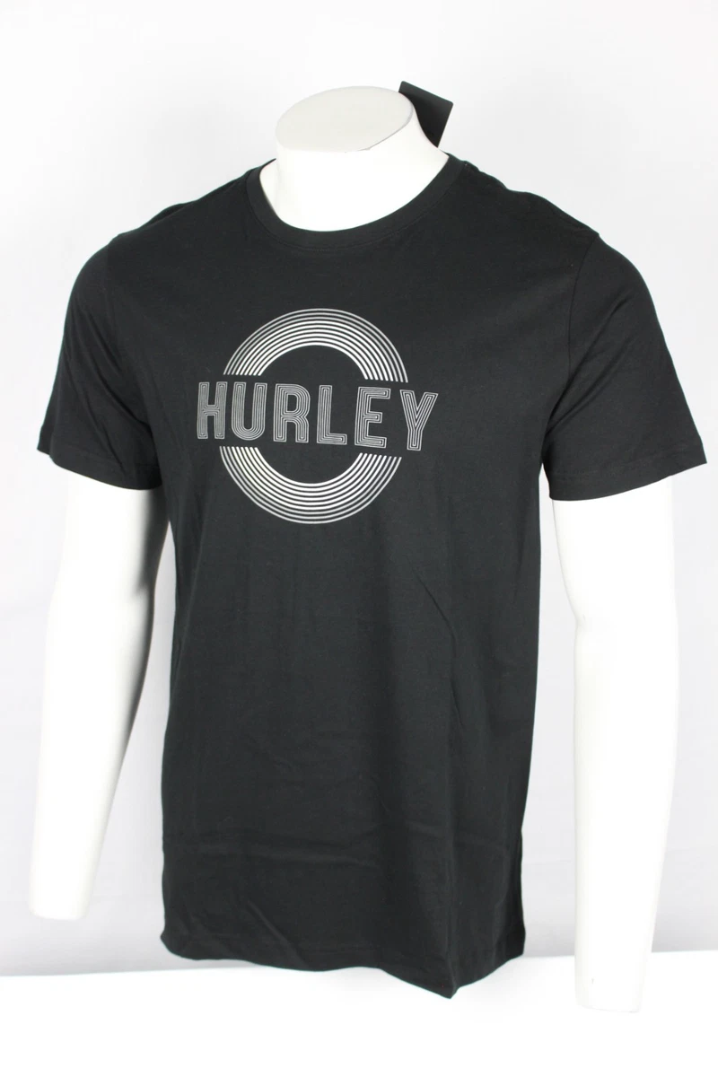 Hurley Men's Trance Short Sleeve Graphic Tee T Shirt Black | eBay