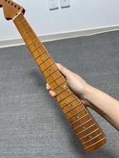 Tête inversée premium guitare électrique manche érable 22 frettes incrustation point ormeau