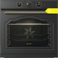 Gorenje Einbau-Backofen BOS67371CLB 77L A Schwarz AirFry Dampf Timer
