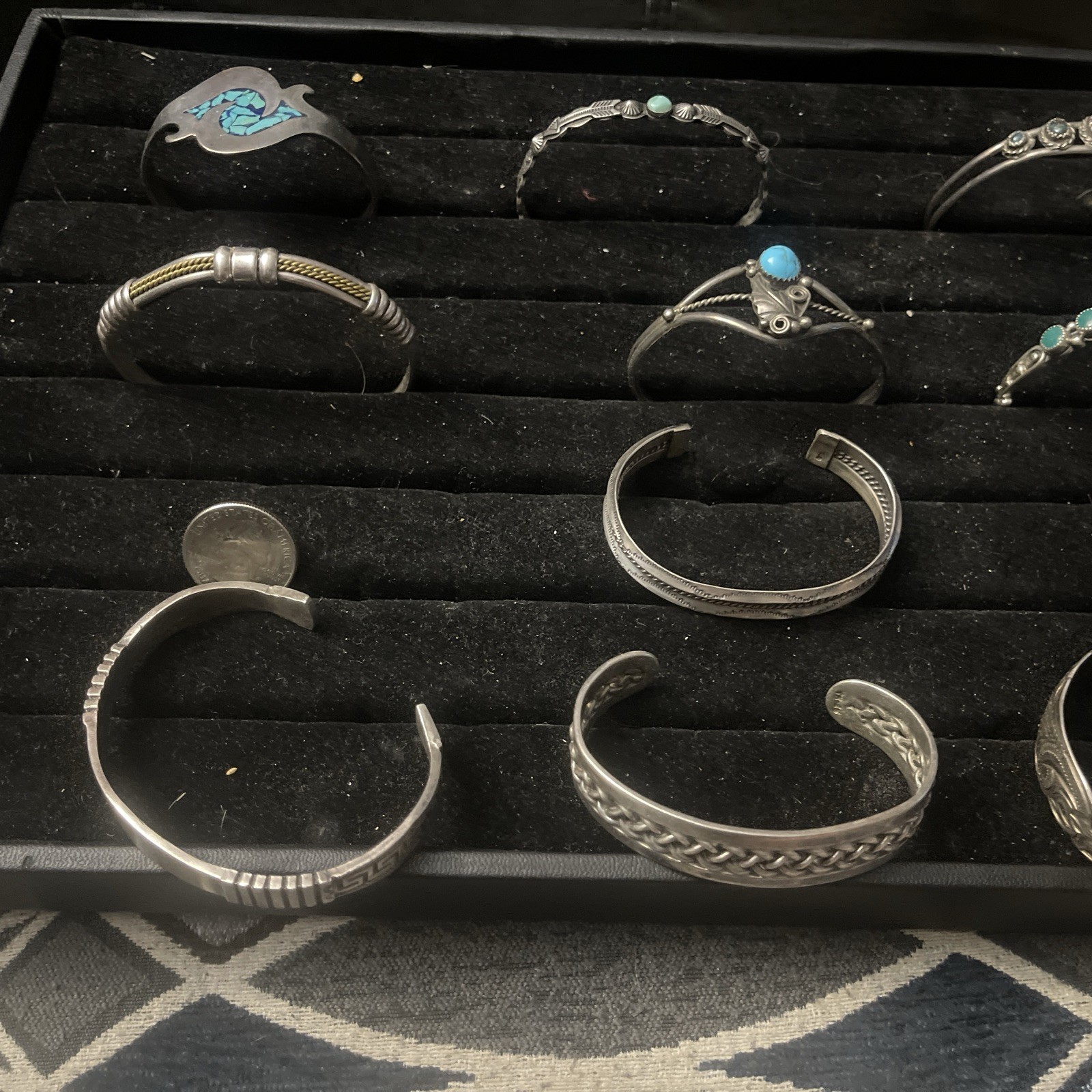 Large Sterling Silver Cuff Bracket Collection - image 2