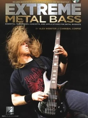 Extreme Metal Bass | Alex Webster | Taschenbuch | Buch + Online-Audio | Englisch