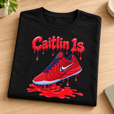 Caitlin 1s Shirt Caitlin Clark Sneakers Indiana Fever Basketball Red