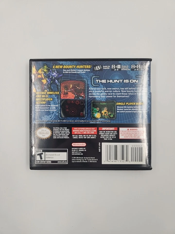 Metroid Prime Hunters Nintendo DS Completo En Caja Original Foto 2 de 4